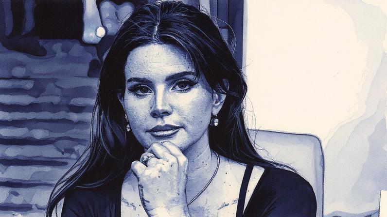 Cantora e compositora Lana Del Rey em evento (Foto: Reprodução)