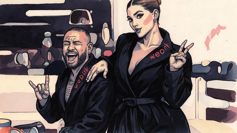 Neymar e Virginia Fonseca posam para a foto (Foto: Reprodução)