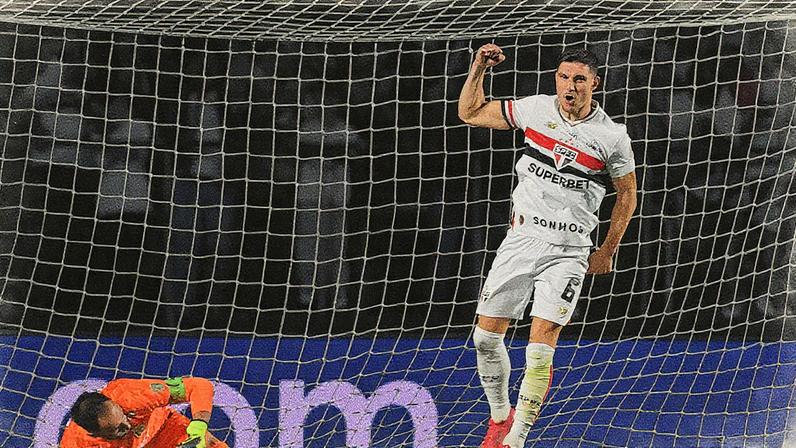 São Paulo garantiu a classificação às quartas da Libertadores após eliminar o Atlético Nacional, nos pênaltis. (Foto: Nelson Almeida/AFP)