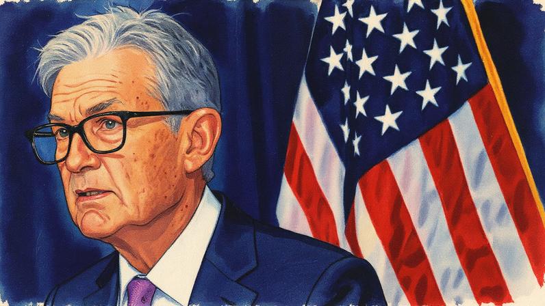 Jerome Powell, presidente do Fed: divulgação da ata do Fed está marcada para as 15h (Foto: Chip Somodevilla/Getty Images)