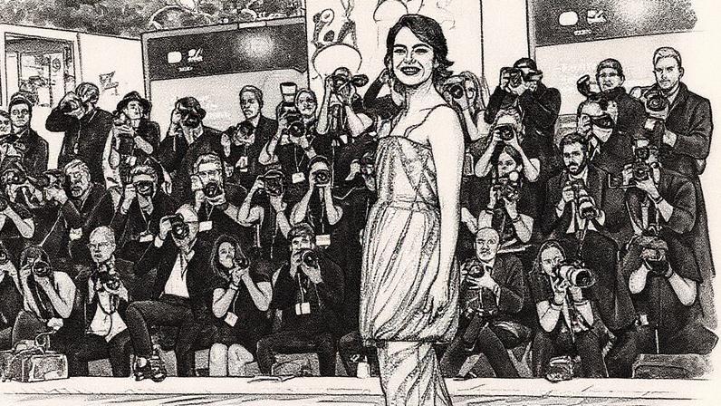 Emma Stone, na alfombra roja de Veneza. (Foto: Scott A Garfitt/Invision/AP)