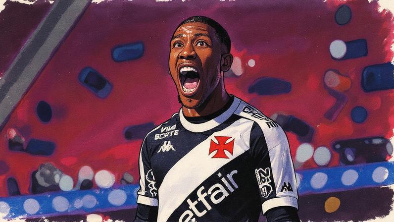 Rayan foi destaque contra o São Paulo (Foto: Matheus Lima/Vasco)