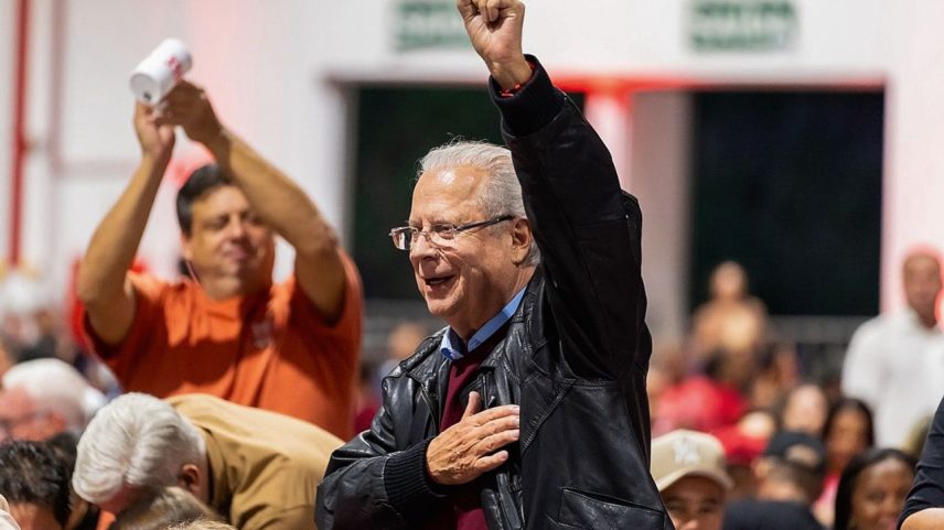 O ex-ministro José Dirceu: de volta à direção nacional do petismo (Foto: @zedirceuoficial/Instagram)