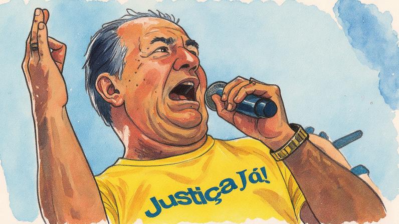 Pastor Silas Malafaia, alvo de operação da PF (Foto: Miguel Schincariol - 29.jun.2025/AFP)
