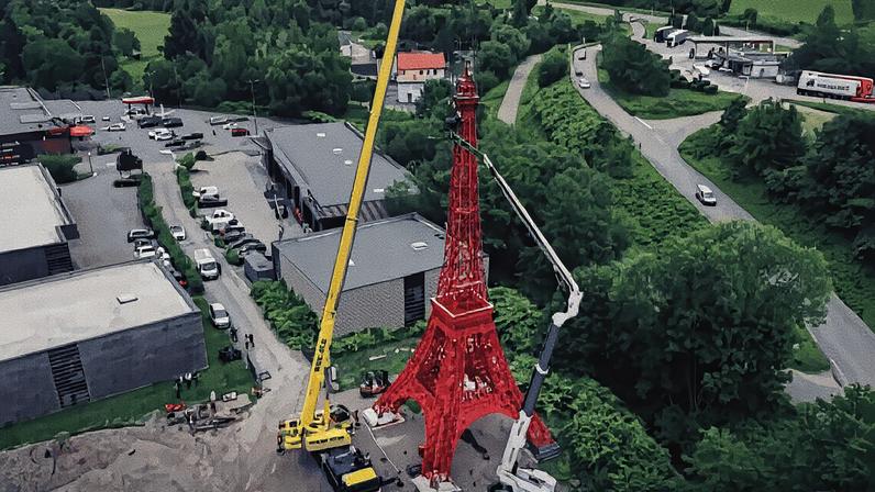 Torre está no vilarejo de Sainte-Croix-aux-Mines, no leste da França (Foto: Reprodução)