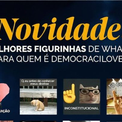 STF promove campanha de figurinhas de pets para celebrar a democracia