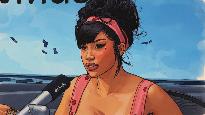 Cardi B explicou por que acha que outras rappers femininas "não a suportam" durante uma entrevista recente. (Foto: Reprodução)