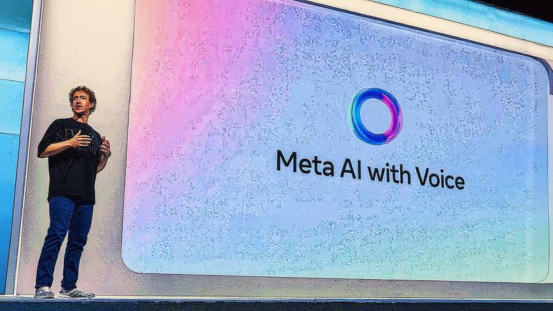 Meta investe centenas de bilhões de dólares em IA e vê os bots como essenciais para o engajamento do usuário (Foto: David Paul Morris/Bloomberg)