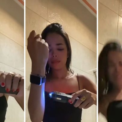 Estudante acidentalmente ativa arma de choque durante encontro e desmaia