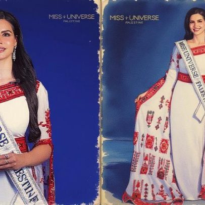 Palestina faz história ao ter representante no Miss Universo pela primeira vez