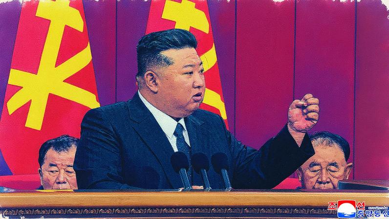 Líder norte-coreano Kim Jong Un participa de sessão plenária do Partido dos Trabalhadores da Coreia em Pyongyang (Foto: Reprodução)