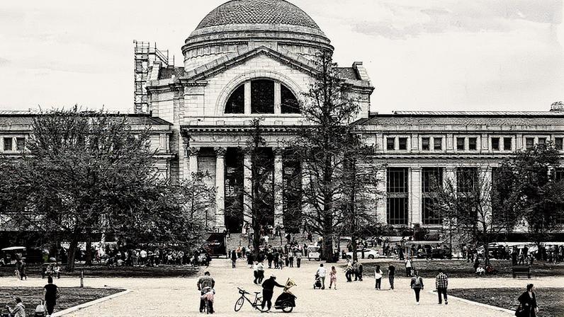 O Museu Nacional de História Natural do Smithsonian. (Foto: Kevin Dietsch/Getty Images)