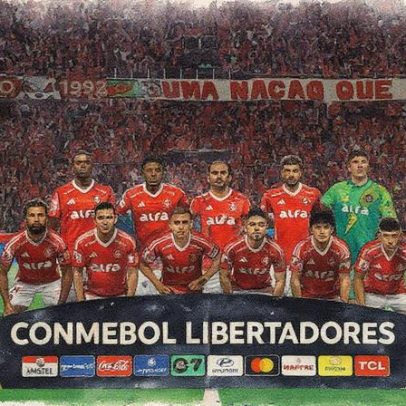 Chuva de papel picado atrasa partida entre Internacional e Flamengo na Libertadores