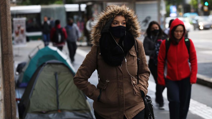 São Paulo terá chuva, rajadas de vento e temperatura de 6 ºC; Defesa Civil emite alerta (Foto: Reprodução)