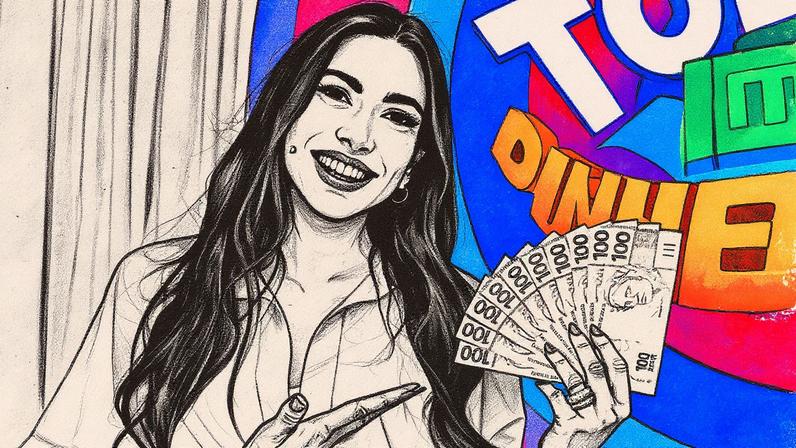 Patricia Abravanel vai comandar nova versão do programa Topa Tudo Por Dinheiro, clássico apresentado por Silvio Santos nos anos 1990 no SBT (Foto: Reprodução)