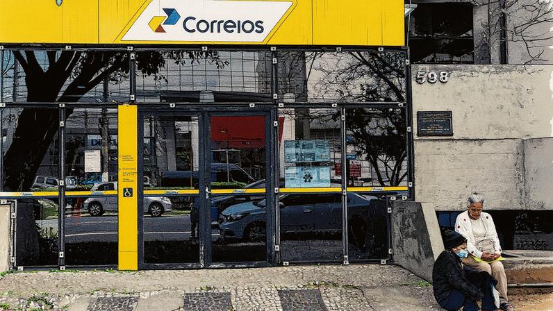 Fachada de agência dos Correios na Vila Leopoldina, em São Paulo (Foto: Reprodução)
