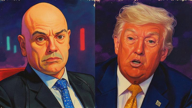 O ministro do STF, Alexandre de Moraes, escolhido como inimigo de Donald Trump (Foto: Rosinei Coutinho/STF - Alex Bran)