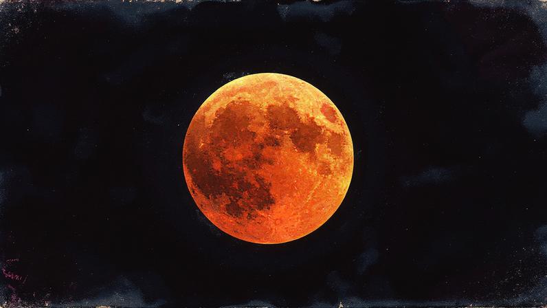 Eclipse Lunar da Lua de Sangue será visível neste mês e terá transmissão ao vivo no Brasil (Foto: Freepik)