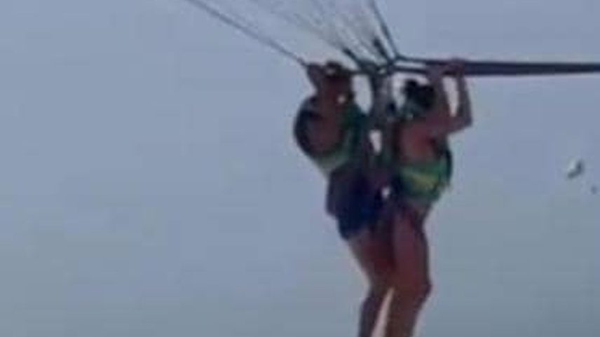 Michelle Wilson denunciou abuso durante voo de parapente (Foto: Reprodução/X)