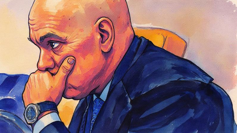 Ministro Alexandre de Moraes, do Supremo Tribunal Federal (STF), é alvo de sanções do governo dos Estados Unidos (Foto: Wilton Junior/Estadão)