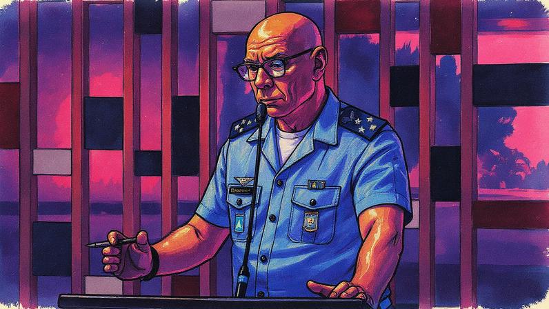 Comandante da Força Aérea, brigadeiro Marcelo Damasceno, foi escolhido pelo ministro da Defesa, José Mucio, para o cargo no fim de 2022 (Foto: Pedro Ladeira - 3.out.24/Folhapress)