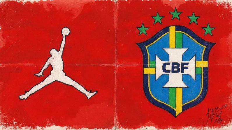 Nova camisa da seleção brasileira será na cor vermelha (Foto: Divulgação/Footy Headlines)