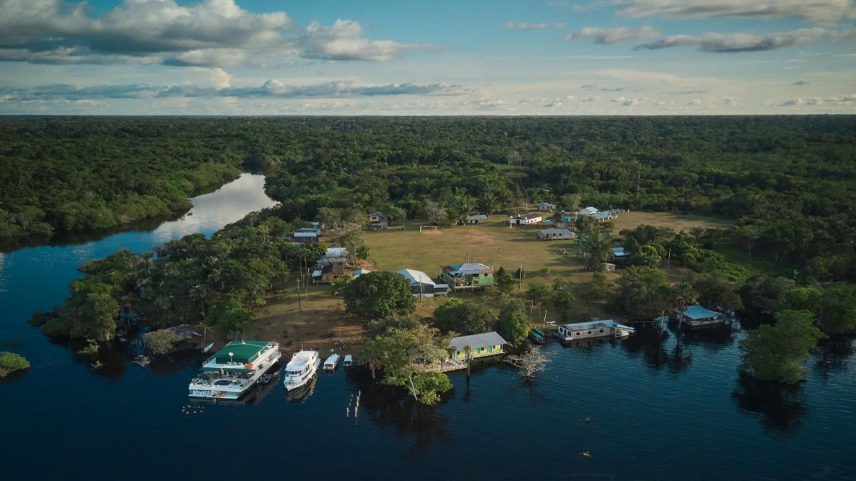 O sistema na comunidade de Tumbira funcionará como um "laboratório" para escalar a solução para outras regiões remotas da Amazônia (Foto: Divulgação)