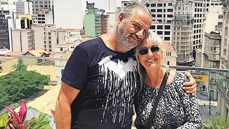 Lilian Knapp e o marido Cadu Nolla formavam uma parceria no amor e na música (Foto: Reprodução)