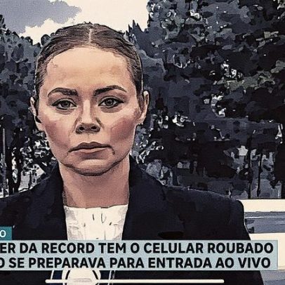 Repórter da Record é assaltada antes de entrar ao vivo em frente a CDP de Pinheiros