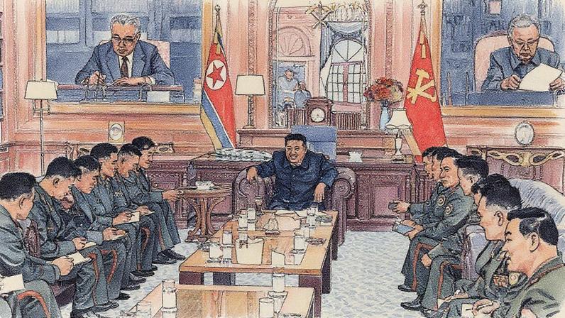 Relatório aponta que base abriga entre seis e nove mísseis balísticos intercontinentais. (Foto: KCNA VIA KNS/AFP)