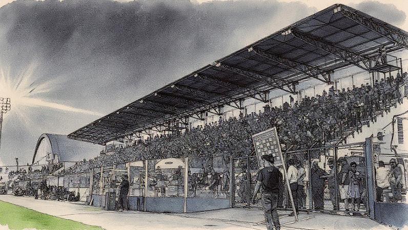 Estádio do Mirassol em dia de jogo (Foto: Reprodução)