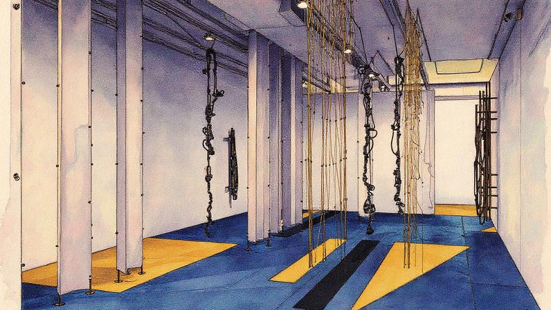 Obras de Leonor Antunes expostas na galeria Luisa Strina (Foto: Reprodução)
