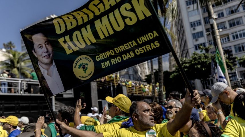 Orla de Copacabana recebe nova manifestação de bolsonaristas neste domingo, 3 (Foto: Dado Galdieri/Bloomberg/Getty Images)