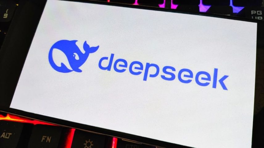 Ilustração DeepSeek, Suqian, Jiangsu, China, 27 de janeiro de 2025. (Foto: CFOTO/Future Publishing via Getty Images)