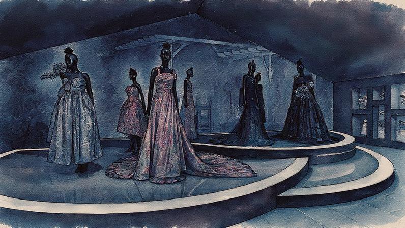 TÚNEL DO TEMPO - Os vestidos da grife: motivos coloridos atravessaram o século XX, a partir de 1905 até os dias de hoje (Foto: Divulgação)