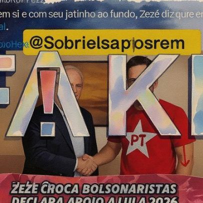 Vídeo de Zezé Di Camargo apoiando Lula para 2026 é falso e gerado por IA