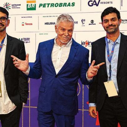 Miguel Falabella apresenta seus filhos, Theo e Cassiano, ao público brasileiro