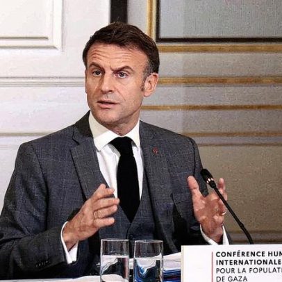 Macron defende coalizão internacional para estabilizar Gaza e critica Israel