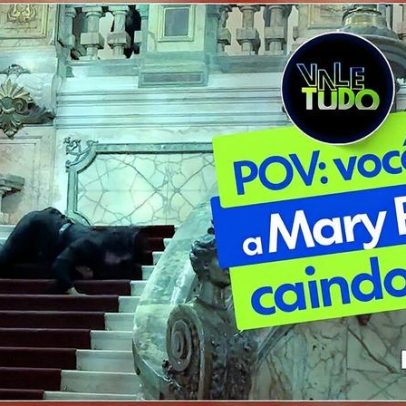 Maria de Fátima cai das escadarias do Theatro Municipal em emocionante cena de Vale Tudo