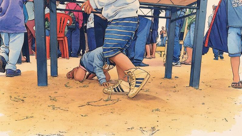 Crianças indígenas são vítimas de ameaças no oeste do Paraná (Foto: Roberto Porto/ RPC)