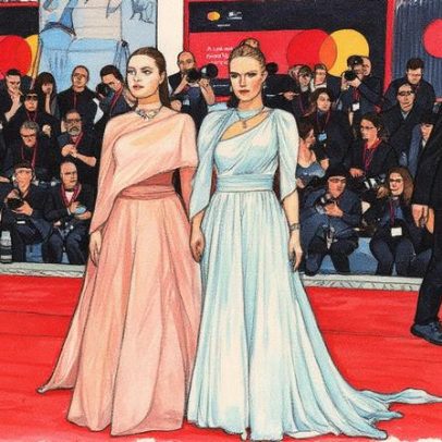 Sobrinhas de Lady Di desfilam estilo no terceiro dia do Festival de Veneza
