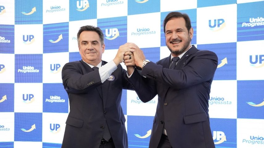 Os presidentes Ciro Nogueira, do PP, e Antônio Rueda, do União Brasil, manifestaram apoio à obstrução da oposição. (Foto: Divulgação/PP)