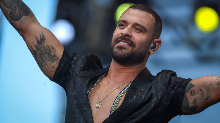 Diogo Nogueira no Festival Isso é Samba no Parque Villa Lobos em São Paulo (Foto: Felipe Iruatã/Folhapress)