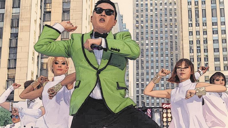 Clipe de "Gangnam Style", de Psy, que foi o primeiro a ultrapassar 1 milhão de visualizações no YouTube (Foto: Reprodução)