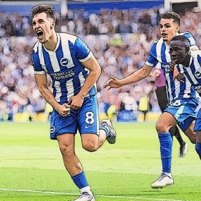 Brighton supera Manchester City e conquista primeira vitória na Premier League