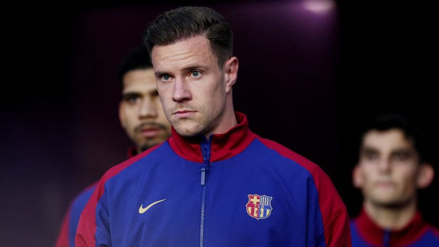 Marc-André Ter Stegen antes da partida contra o Valladolid em maio. (Foto: Isabel Infantes/REUTERS)