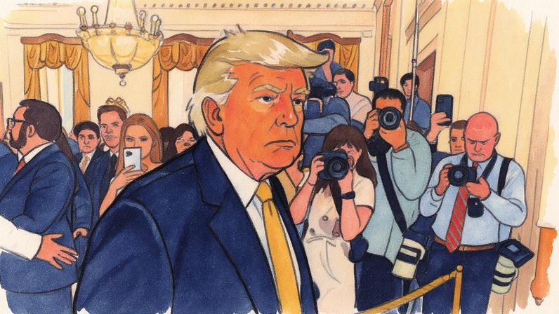 O presidente dos EUA, Donald Trump, na Casa Branca: escritório comercial americano investiga o Brasil (Foto: ANDREW CABALLERO-REYNOLDS / AFP)