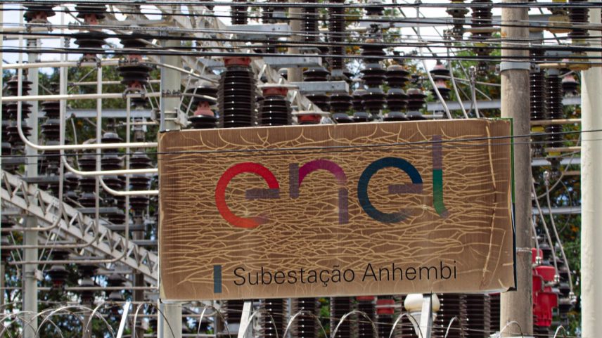 Fachada da subestação Anhembi, da Enel, em São Paulo (Foto: Bruno Escolastico Sousa Silva/Getty Images)