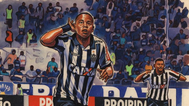 Robinho, em 2017, quando atuava no Atlético-MG (Foto: Bruno Cantin/Atlético-MG/Divulgação)