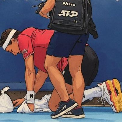 Aliassime destaca calor intenso em quadra após desmaio de Rinderknech